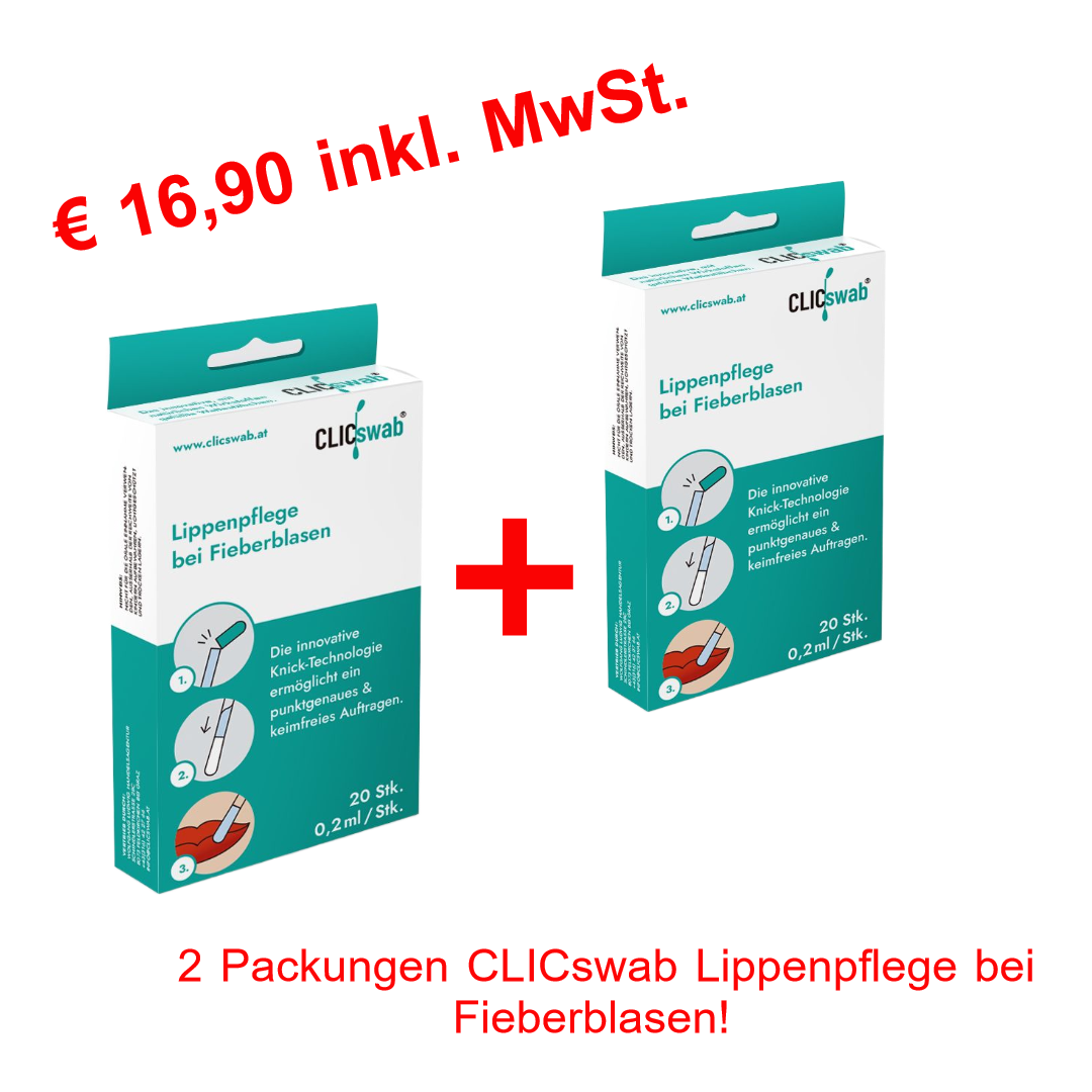 Lippenpflege bei Fieberblasen